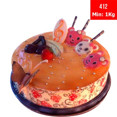 "Round shape Special Cake - code412 (1kg) - Click here to View more details about this Product